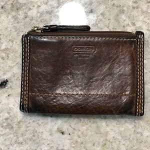 Coach Cognac Leather Wallet LAST CHANCE! Donating!